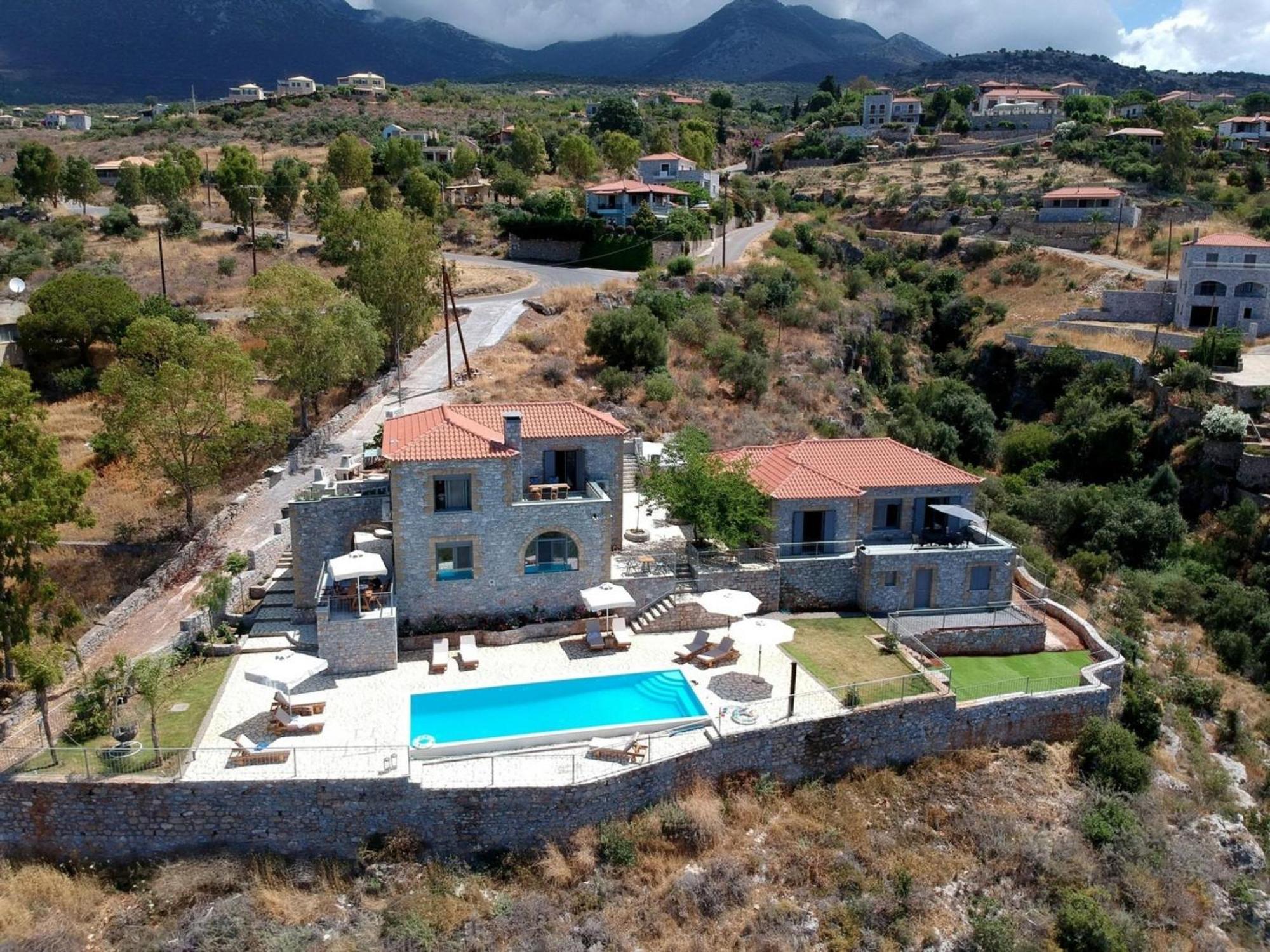 Elsa Villa By Elrin Villas Mani Neokhorion  Exteriér fotografie